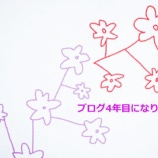 『ブログ4年目になりました』の画像