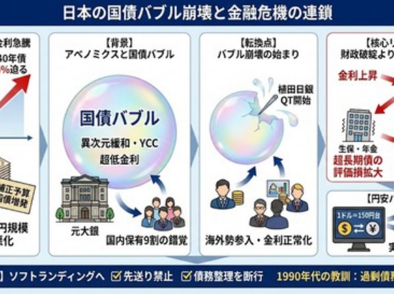 国債バブルの崩壊で何が起こるか