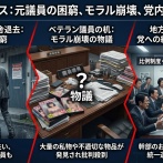 【速報】議員宿舎を引き払うベテラン立憲議員、机から大量のアダルトDVD「2年前も同様のものが議員会館のゴミ捨て場に大量に捨てられて騒ぎになりましたが、」