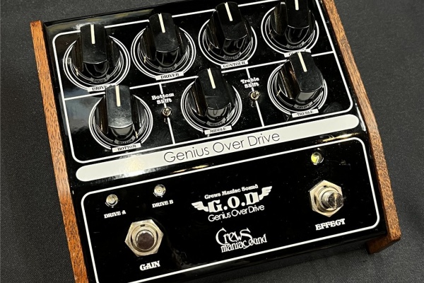 G.O.D ゴッド ジーニアス オーバードライブ ギターエフェクター Crews Maniac Sound GOD Genius Overdrive【Supernice