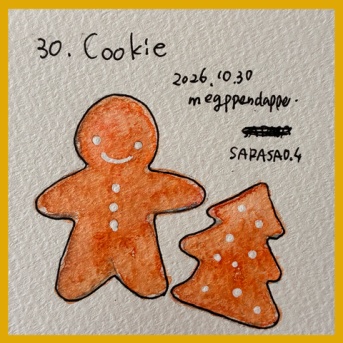 【インクトーバー2026】30 Cookie