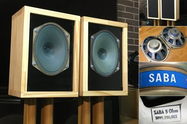 SABAビンテージ20㎝フルレンジシステム 美品 高能率・広帯域 ペア SABAビンテージ20㎝フルレンジシステム 美品 高能率・広帯域 ペア