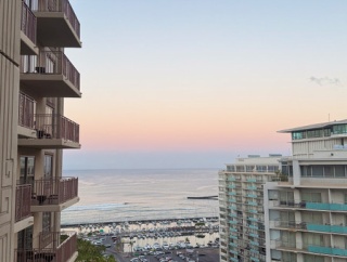 8日目、オアフへ移動してきてワイキキで初めての朝はいつもの散歩ルーチンから。やっぱりいいね。