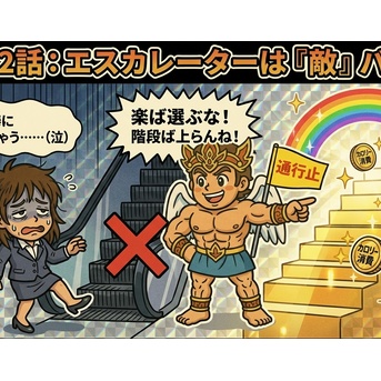 第12話：エスカレーターは『敵』バイ！（日常の運動量）