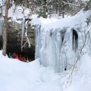 浦からも見える岩井の滝