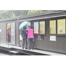 勤務明け 富士山 勤務　・・・　駐車場 からの 移動 で びしょ濡れ になったよ～ !!!!!