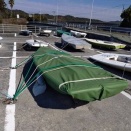 海の散帆には苦労しました。