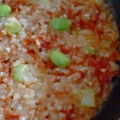 枝豆とコンビーフのリゾット　Vol.292　朝食リゾット
