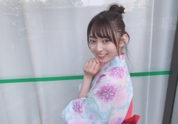 【乃木坂46】笑顔がキュート！阪口珠美の浴衣＆お団子ヘアがｶﾜ(・∀・)ｲｲ!!