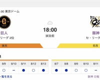 【虎実況】[8月15日] 阪神 vs 巨人（東京ドーム）19回戦　18:00～