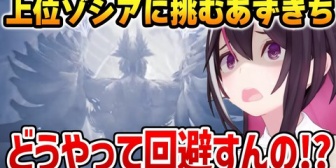 【ホロライブ】あずきち、上位ゾシアに挑み初心者とは思わせない安定した動きで討伐【モンハンワイルズ】
