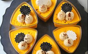 手軽にハロウィンかぼちゃプリン