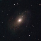 光害の中でも（大阪市）星雲（Ｍ81）の光は届いてました。