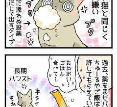 グリさんとお薬の戦い。知恵比べ。