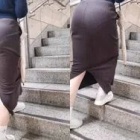 ◆階段下からパンティラインくっきり着衣お姉さんが盗撮されるｗ
