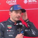 フェルスタッペン「ルイスとの激しいバトルは最高だった、ゴールまで攻め続けた」：2026年F1カナダGP決勝トップ3コメント