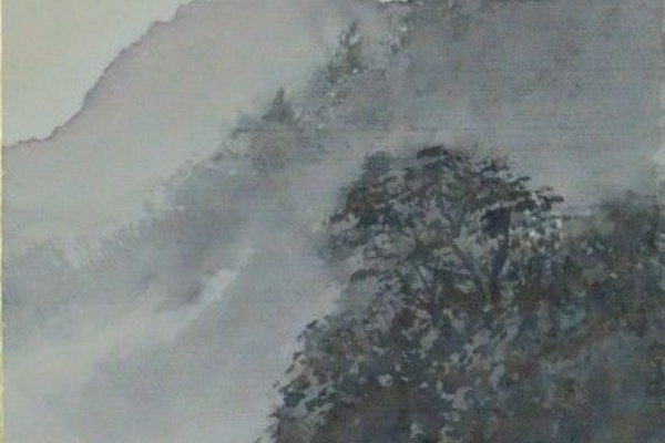 月居和子と墨彩画・南画 - 水墨画