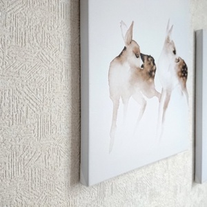 【特大】IKEA アートパネル　鹿　ビョルクスタシリーズ 特大】IKEA アートパネル 鹿 ビョルクスタシリーズ 特大】IKEA