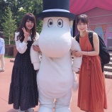 『[イコラブ] 大場花菜「のんのと念願の...！ムーミンバレーパークへ」【佐竹のん乃、はなちゃん】』の画像