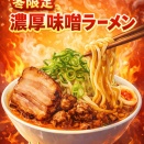 ■🍜麺屋しずる幸田店｜期間限定「冬の濃厚味噌ラーメン」爆盛りホルモンと濃厚味噌（愛知県幸田町）
