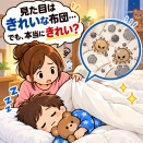 見た目はきれいな布団。でも、本当にきれい？