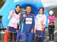 島田晴香と前田美月が「第3回富士山マラソン」に出場し、13キロ完走！