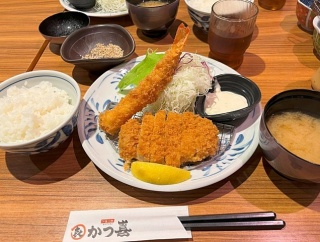 ランチはとんかつの「かつ喜」＆手抜き夕食