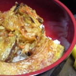 『天丼と塩ダレ焼き鳥丼』の画像