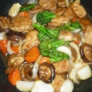 酢豚にパイナップル