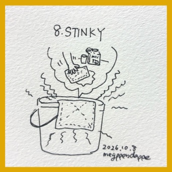 【インクトーバー2026】8 STINKY