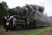 『2019/5/1運転 令和改元記念日章旗掲出D51-200やまぐち号』の画像
