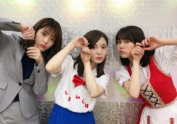【乃木坂46】生田×白石×松村、ナイスひょっこり〜！チューリップの温泉写真も公開！！