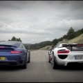 ポルシェ918スパイダーvs911ターボS真剣勝負！本当に918は価格相応に速いのか！？