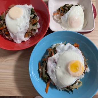 給料日前の節約飯◆野菜たっぷりで偏食娘も完食！