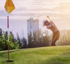 アプローチの打ち方（砲台グリーンの攻め方）