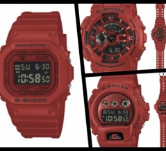 １２月新作か！？レッドにこだわったベーシックモデルが登場！5600やカシオーク等。
