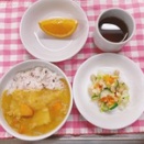 今日の給食（夏見台幼稚園・保育園）2026.9.11　カレーライス