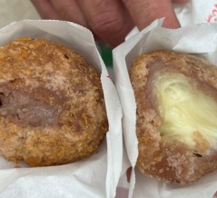 台中グルメ「大甲芋香包」揚げたてタロイモ団子カリッとモチッと超美味！大甲鎮瀾宮近く