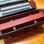 クローゼットの中の鉄道模型