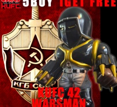 『KUFC 42 、43 ザ・ニンジャ、ターボメン 受注アソート』の【5 BUY 1 GET FREE キャンペーン】購入特典にKUFC 42 ターボメン 原作 ウォーズマン Ver. が登場！