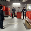 四日市市役所へ簡易止水版 FloodGuardFを納品しました。