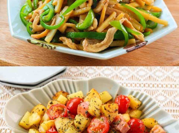 【サーモス連載】青椒肉絲＆ミニトマトとじゃがいものハーブ炒め