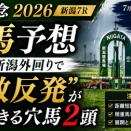 【関屋記念2026 穴馬予想】近走着順では見抜けない“新潟外回りで巻き返す伏兵”