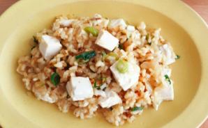ほっこり温まる 豆腐のリゾット