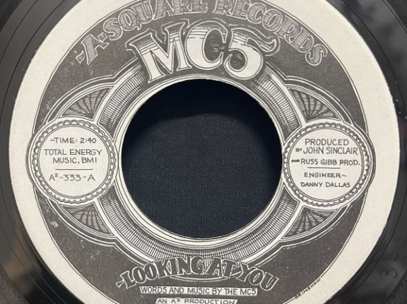 【中古】9/28(土) <<45r.p.m.>> ～デトロイトの暴れん坊集団！MC5によるメジャーデビュー前夜にA-Squareよりリリースされた"Looking At You"オリジナルver.をご紹介！～