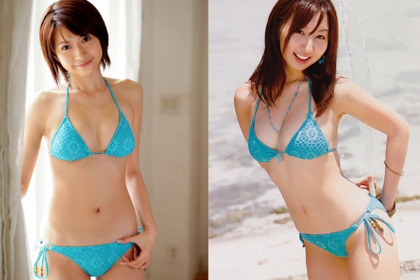 どっちの水着画像館 飯田里穂