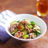 『麻辣豚きゅう【#簡単レシピ #時短料理 #レンチン #電子レンジ料理 #レシピ #おかず #節約レシピ #豚こま肉 #きゅうり #麻辣 #花椒 #ラー油 #豆板醤】【レシピ2345】』の画像