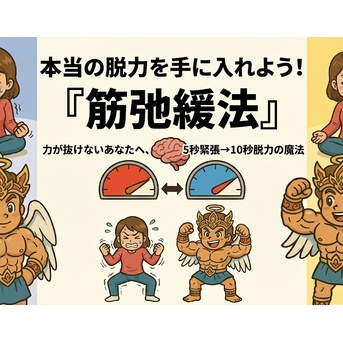 力を抜けない人ほど効く、逆脱力メソッド