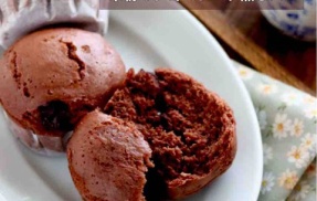 卵不使用！しっとりふわふわ 米粉のチョコレート蒸しパン