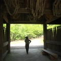 阿波箸蔵寺ＮＯ９　土佐から移築された山門（大門）を起点に玉垣の参道が整備された